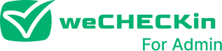 weCHECKin Logo